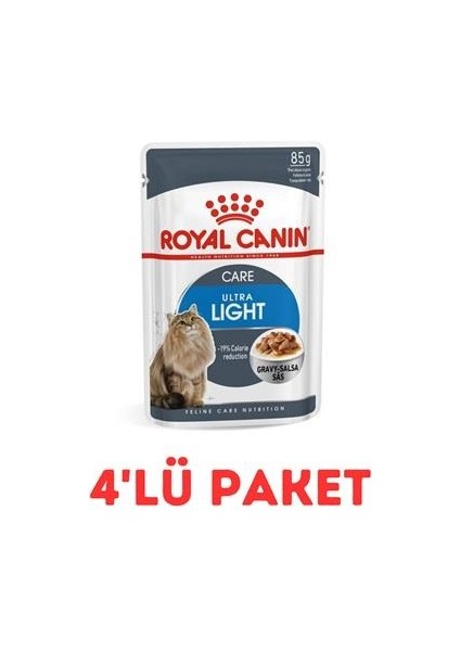 Ultra Light Kedi Konservesi 85GR 4'lü Paket