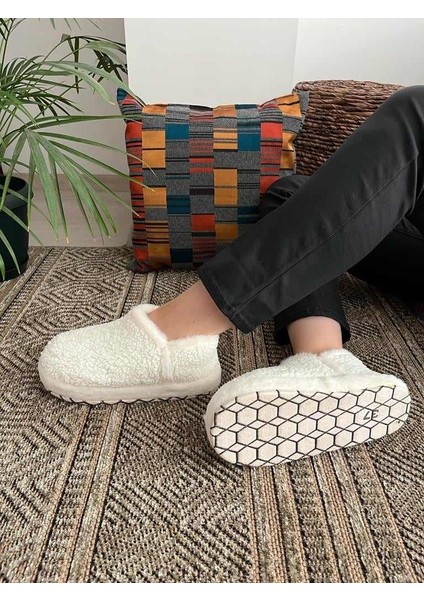 Ultra Hafif Rahat Panduf Kadın Ev Botu Ev Ayakkabısı Sıcak Tutan Kıvırcık fiyatları