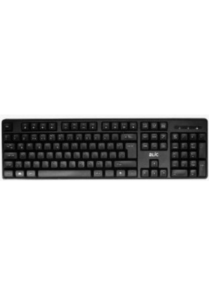 Bkb1 Siyah Türkçe Q Ev Ofis Kullanıma Uygun Kablosuz Klavye Mouse Set