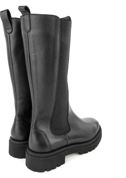 Molitva 6 Nokta Anatomik Taban Fermuarlı Deri Kadın Çizme modelleri