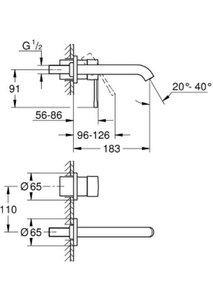Essence Iki Delikli Lavabo Bataryası M Boyut - 29192001 fiyatları