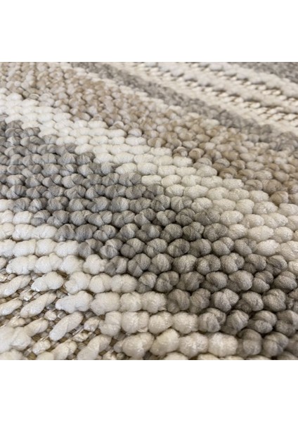 Motto Mot 02 Whıte Beıge Yuvarlak Halı 120*120 cm fırsatları