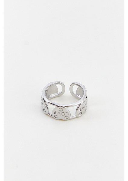 Love Kalpli Ayarlanabilir Pirinç Yüzük