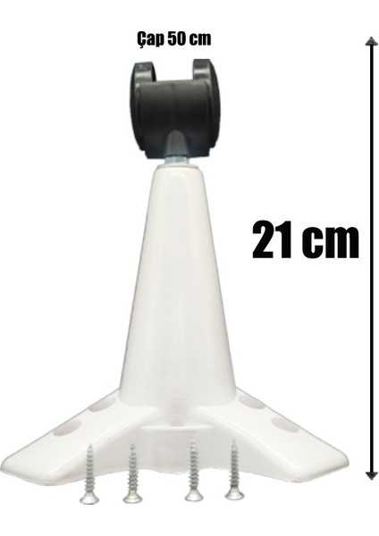 Tekerlekli Sihirli Sehpa Masa Ayağı 21 cm 4 Adet fiyatları
