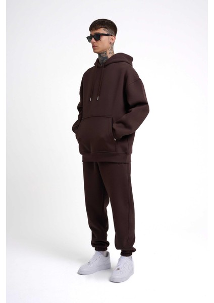 Erkek Basic Jogger Relaxed Kahverengi Eşofman Altı fiyatları