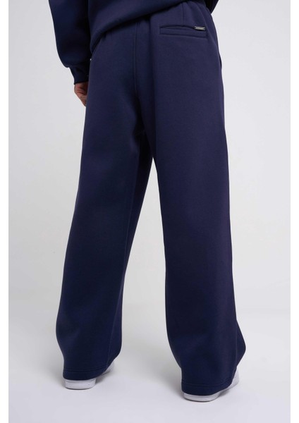 Erkek Baggy Oversize Lacivert Eşofman Altı modelleri