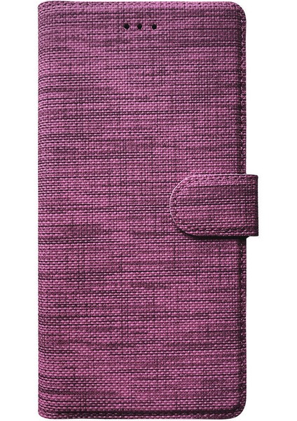 Samsung Galaxy M34 Kılıf Cüzdan Kartlıklı Kumaş