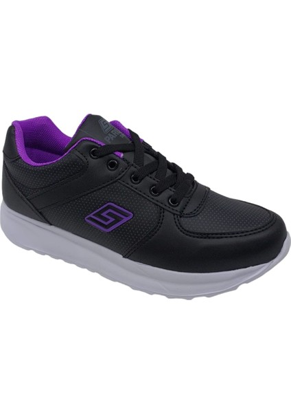 Parley 916 Kadın Siyah Bağcıklı Günlük Kullanım Spor Ayakkabı fırsatları