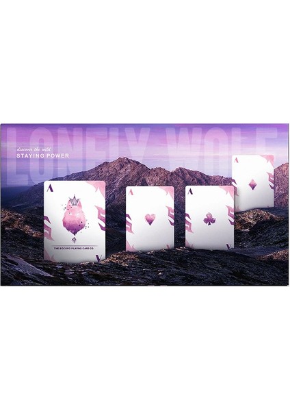 Mpc Lonely Wolf Purple Bocopo Oyun Kağıdı Iskambil Kartları indirimleri
