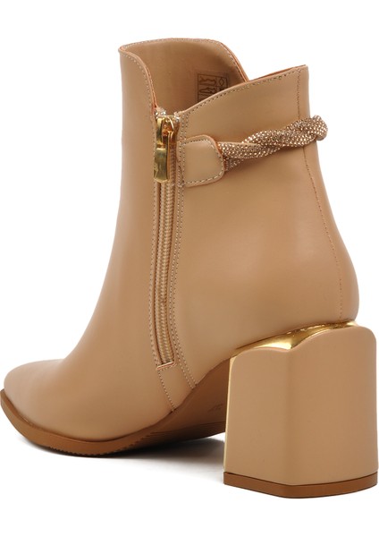 248029 Nude Içi Polarlı Kadın Topuklu Bot fırsatları