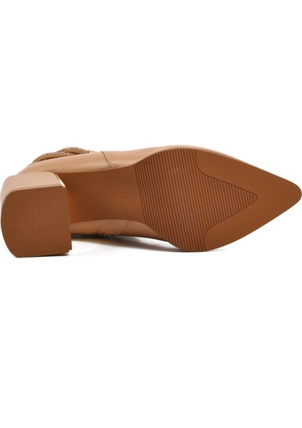 248029 Nude Içi Polarlı Kadın Topuklu Bot indirimleri