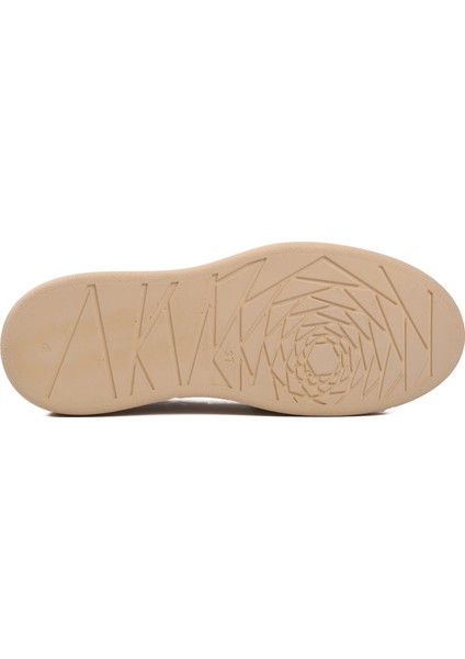 261075 Bej Kadın Loafer Ayakkabı