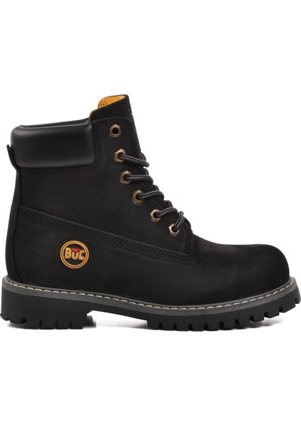 220655 Siyah Nubuk Deri Unisex Bot