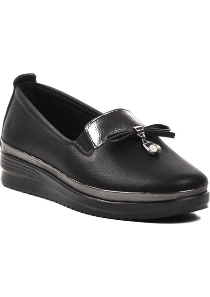 037 Siyah Simli Kadın Günlük Ayakkabı modelleri