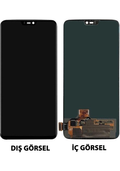 Teknonet Oneplus 6 Uyumlu OLED Lcd+Dokunmatik