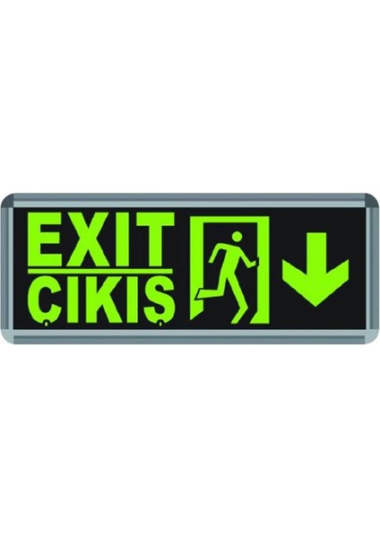 Aşağı Acil Çıkış Yönlendirme Armatürü
