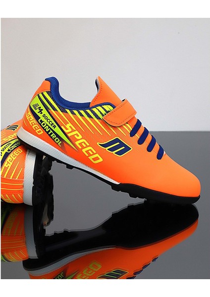 Kidessa 1753-1368 Bantlı Çocuk Halı Saha Futbol Ayakkabısı - NKT01753-TURUNCU-32 fiyatları