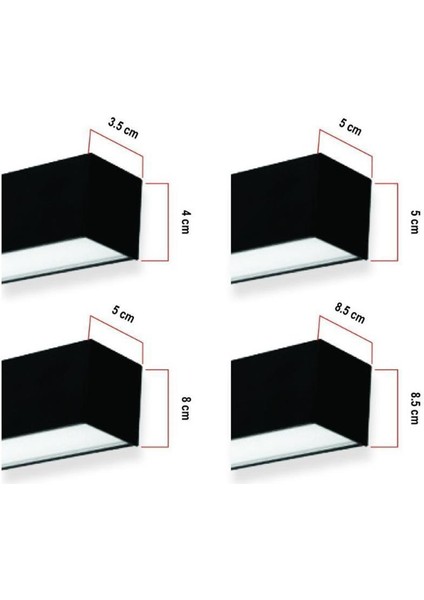 60 cm Linear Armatür