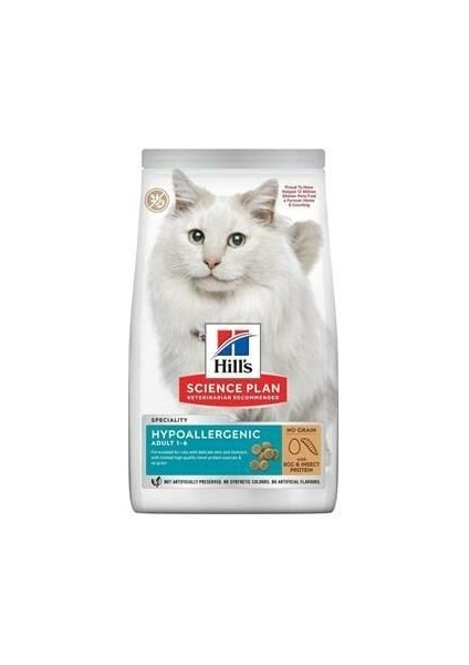 Hypo-Allergenic Yumurta ve Larva Proteinli Yetişkin Kedi Maması 1.5 kg