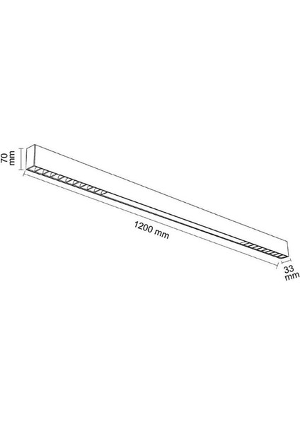 120 cm Rose Kompakt Lens + Opak Difüzörlü Linear Armatür fiyatları