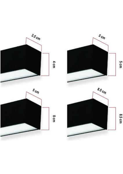 150 cm Linear Armatür