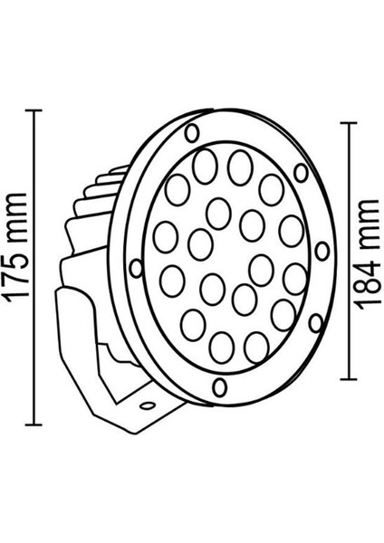 Bahçe Aydınlatma Armatürü 18Watt