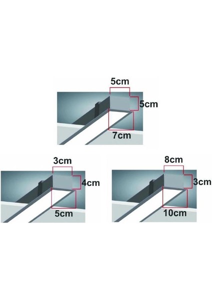 300 cm Sıva Altı Linear Armatür