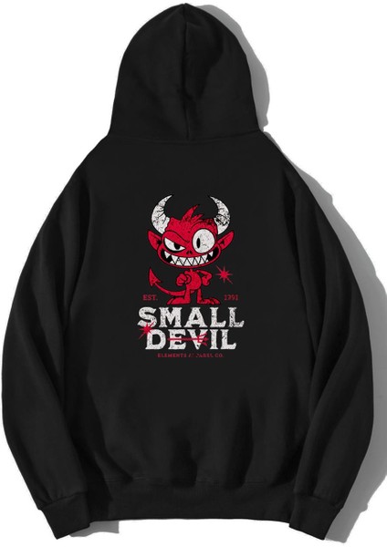 Unisex Oversize Small Devil Hoodie