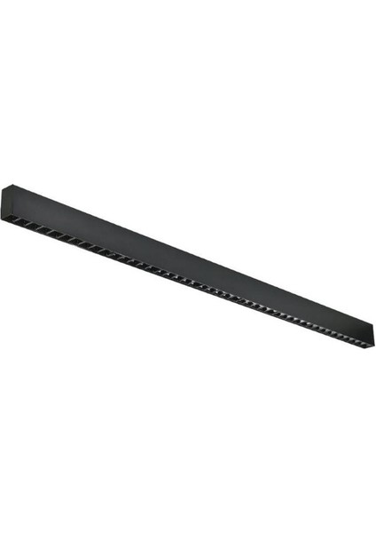 120 cm Siyah Kompakt Lensli Linear Armatür