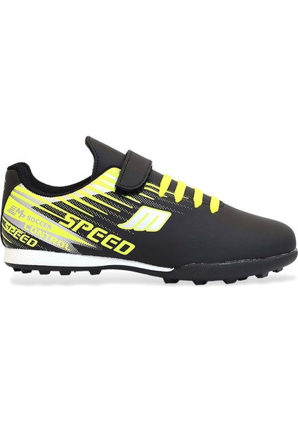 Kidessa 1753-1368 Bantlı Çocuk Halı Saha Futbol Ayakkabısı - NKT01753-SIYAH Yeşil-33 fırsatları