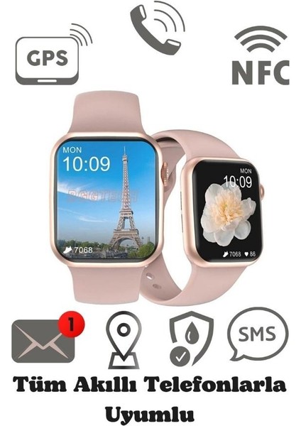 BGG Tech Bggtech Dtno1 Watch 7 Pro Max  ve Nfc  Gps Özellikli 1.9'' Full Ekran