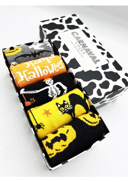 5'li Cadılar Bayramı Halloween Çorabı
