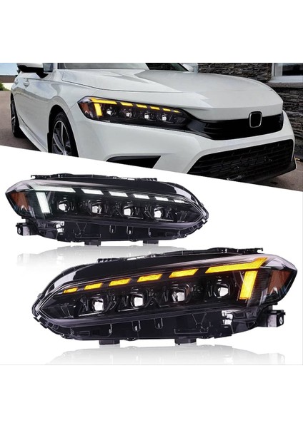 Honda Civic 2022+ 4 Lens LED Far