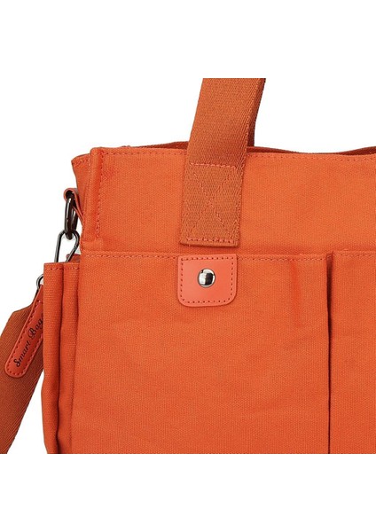 Kanvas Omuz Çantası BC 1307 - Kiremit fiyatları