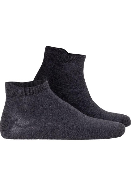 Antrasit Bambu Patik Çorap Unisex