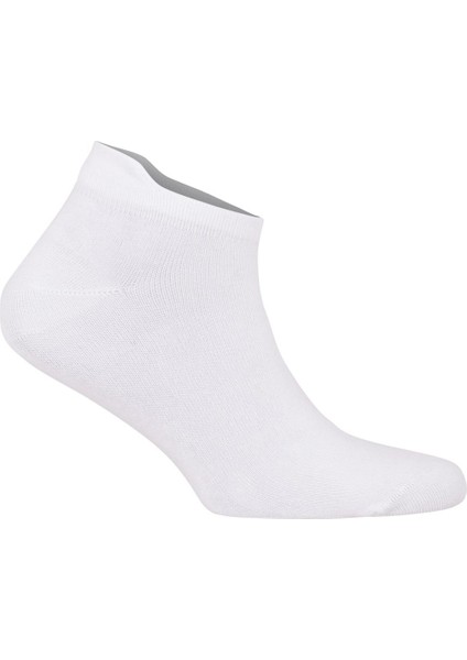 Beyaz Bambu Patik Çorap Unisex modelleri