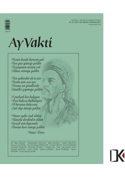 Ay Vakti 192.Sayı Mayıs - Haziran 2021