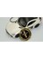 Mustang Gt Logo Gold Metal Çift Yön Anahtarlık 5
