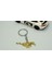 Mustang Koşan At Logo Çift Yön Gold Metal Stil Anahtarlık 3
