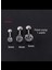 316L Cerrahi Zirkon Tek Taş Tragus Helix Conch Kıkırdak Lobe Uyumlu Piercing 1
