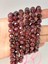Lal (Granat) (Garnet) Taşı Faset Kesim 8mm Unisex Ikili Bileklik 2