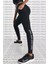 Pro Dri Fit Grappic Leggings Black Toparlaycı Kadın Taytı Siyah 1