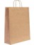 Burgu Saplı Kraft Kağıt Çanta 32x40x12cm 1