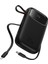 Q Pow 2 Dijital Ekranlı 22.5W 10.000 Mah Dual Kablolu Powerbank Siyah 1