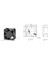 80X80X38 mm 220 Volt Metal Fan 1