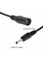 5.5mm x 2.1mm Dişi To 3.5mm x 1.35MM Erkek Dc Güç Adaptör Kablosu 2