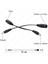 5.5mm x 2.1mm Dişi To 3.5mm x 1.35MM Erkek Dc Güç Adaptör Kablosu 5