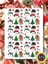 Hediye Paketi Christmas Sticker Set A4 Boyutunda 1 Sayfa 1