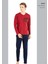 Erkek Bordo Pijama Takımı 6033 1