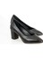 Siyah Kalın Topuk Stiletto (6cm) 1